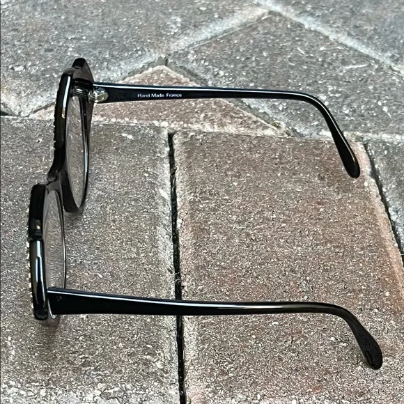 Vintage diamanté black eyeglasses